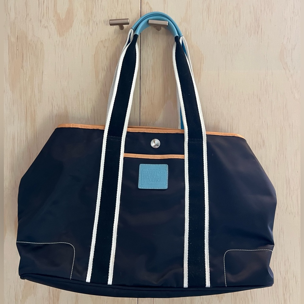 Authentic Vintage Coach Tote Everyday Travel Bag